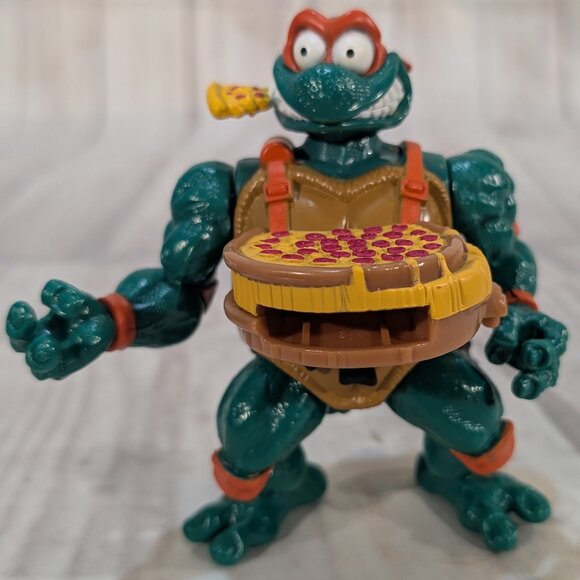 Playmate Toy Green Pizza Tossin' Mike Teenage Mutant Ninja Turtles Action Figure - Picture 1 of 9